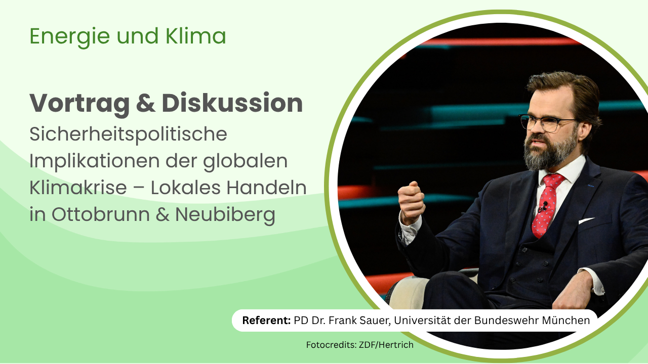 Vortrag und Diskussion mit Dr. Frank Sauer